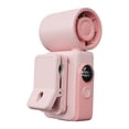 thumbnail image 4 of Ventilador portátil con clip, 4 velocidades de viento ajustables, resistente, ideal para oficina, dormitorio y hogar. Rosa, 4 of 9