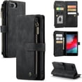 thumbnail image 1 of UEEBAI Wallet Case for iPhone 7 Plus/iPhone 8 Plus, Premium Handmade PU Leather Phone Case Card Slots Handbag Magnetic, 1 of 5