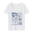 thumbnail image 1 of Camiseta para mujer Verano Recuerdo Activewear Señoras Cuello Redondo Camiseta para Trabajo Deportivo XL, 1 of 7