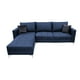 thumbnail image 3 of Sala Esquinera El Bazar Store Interlaken Azul marino 280X180 cm Tela Lino nacional Modular, 3 of 7