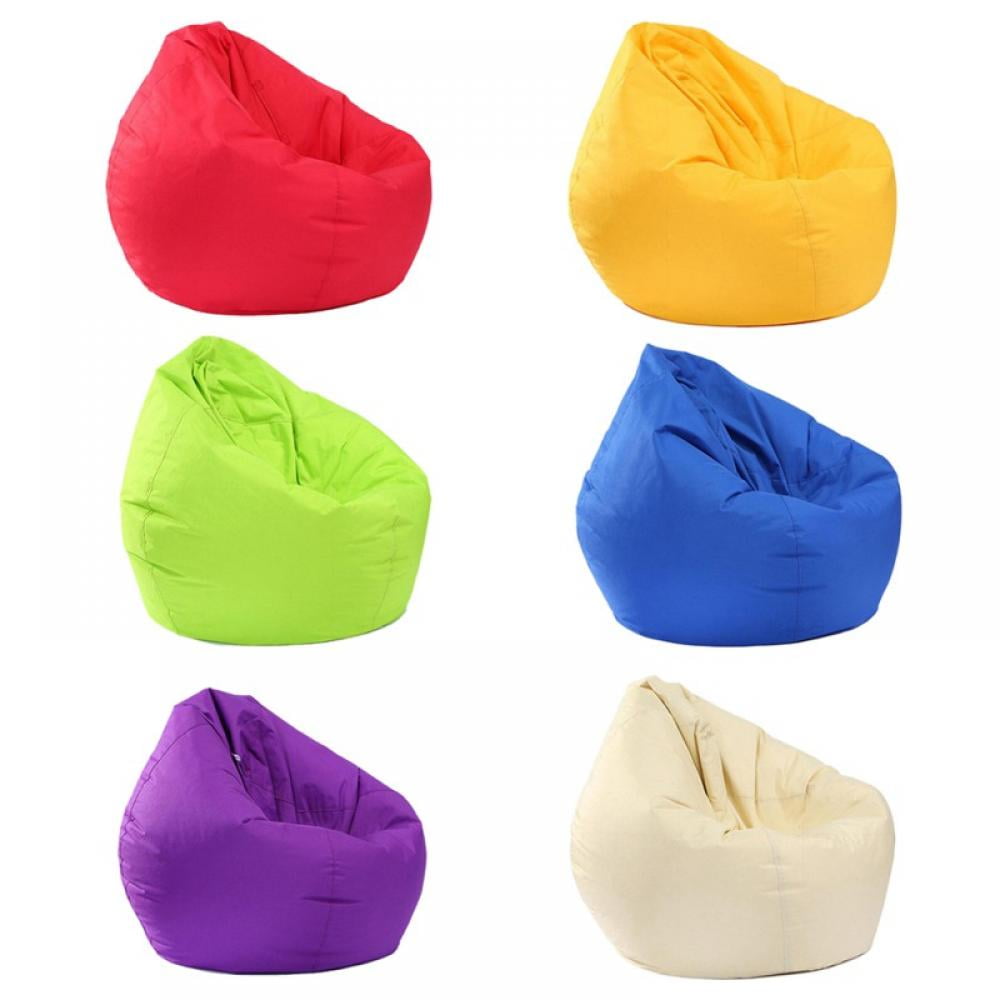 Bean Bag Chairs for Kids and Adults in Multiple Colors: Large Foam-Unfilled Furniture - Machine Washable Oxford Covers, Plush Ultra Soft Beanbag Drop-shaped Sofa for Kid Bedroom Decor (Unfilled)