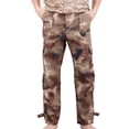 thumbnail image 2 of Men's Slim-Fit Vintage Comfort Stretch Cargo Pant Work Combat Outdoor Camo Paratrooper Fatigue Pants, 2 of 8