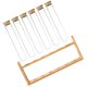 thumbnail image 1 of Coffee Bean Storage Tube Set With Wooden Display Stand For Coffee Lovers Modern Design Transparent Glass Airtight Lids 1 Set, 1 of 5