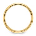 thumbnail image 2 of 14k Yellow Gold 6mm Heavyweight Comfort Fit Brushed Satin Fancy Wedding Band Size 11 YB118H, 2 of 5