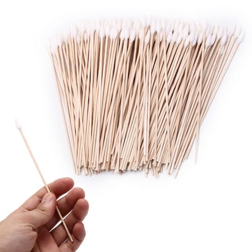 Datingday 200pcs 6 inch gun cleaning cotton swabs,large tapered swabs