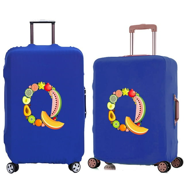 Suitcase Protective Cover Trolley Travel Suitcase Elastic Dustroof Cover Apply To 18-28 Inch Luggage Fruit Series Pattern 8fruit Q M