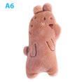 thumbnail image 1 of Catnip Chew Cat Toys Forma de animal de peluche suave para gatito Cat Min - Oso pardo oso de fresa Electrónica, 1 of 6