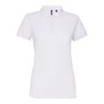 thumbnail image 1 of Asquith & Fox Womens Short Sleeve Performance Blend Polo Shirt, 1 of 2