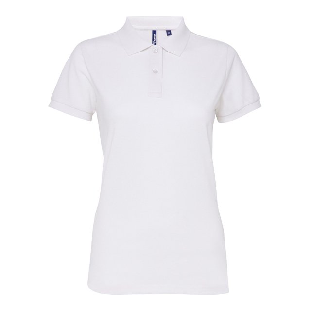 Asquith & Fox Womens Short Sleeve Performance Blend Polo Shirt