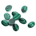 thumbnail image 5 of Lote de 5 a 10 cuentas de piedra natural a granel de 10 x 14, 13 x 18, 18 x 25 mm, cabujones de ónix ovalados con parte posterior plana, cuentas de piedra para hacer joyas y colgantes, 5 of 5