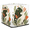 Multicolor 3, variant on CURLYOOT Curious Panda Cube Storage Bin, 13 x 13 x 13 Storage Cube Bins for Organizing, Fabric Foldable Baskets with Handles for Closet, Shelves, Clothes