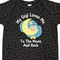 thumbnail image 4 of Inktastic Gigi Loves Me to the Moon and Back Boys or Girls Baby Bodysuit, 4 of 5