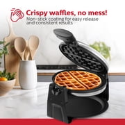 Holstein Housewares Rotary Belgian Waffle Maker, Stainless Steel Electric Belgian Waffle Makers