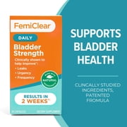 FemiClear Bladder Strength Supplement | Bladder Control & Wellness | 28 Capsules, 14 Day Supply | Made with Natural Ingredients | for Women & Men