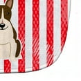 thumbnail image 3 of Patriotic USA Bull Terrier Dark Brindle Baby Bib, 3 of 3