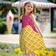thumbnail image 5 of Fotbe Red Ice Cream Vestido de Dormir para Niñas de 3 a 10 Años, Mangas Cortas, Estilo Princesa, Pijama Camisón con Mangas Voladas-Large, 5 of 6