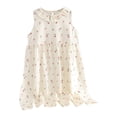 thumbnail image 2 of Ruyang Toddler Girls Hawaiian Sundress Crewneck Cute Flower Printed Jumper Skirts Summer Beach Vacation Tank Dresses, 2 of 7