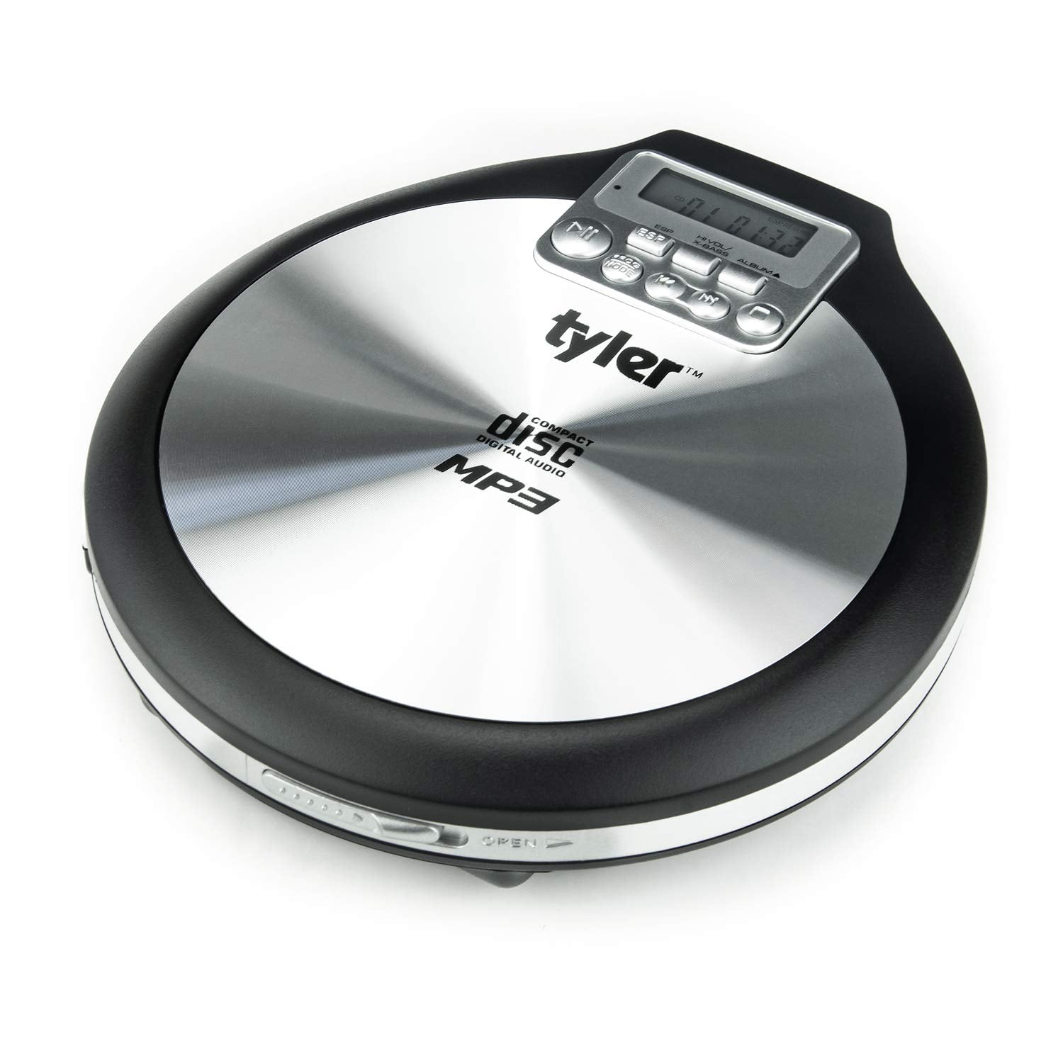 Tyler TDM01 Portable CD Player Compact 40/100 sec AntiSkip CD/MP3