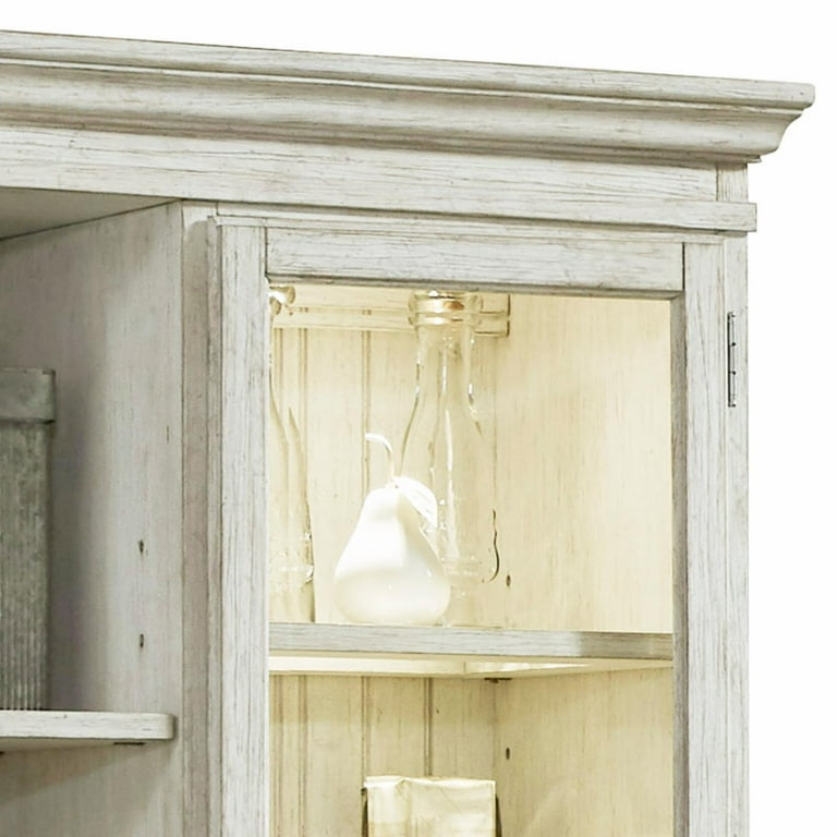 Display Solid Wood Curio Cabinet In