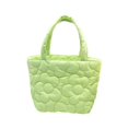thumbnail image 3 of Bolso de mano Fernando para mujer Hobo decorativo de gran capacidad acolchado verde, 3 of 8