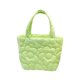 thumbnail image 2 of Bolso de mano para mujer, bolso de compras de gran capacidad, bolso decorativo con flores, bolso acolchado Verde Yuyangstore Monedero de hombro para mujer, 2 of 8
