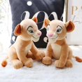 thumbnail image 5 of Disney-muñeco de peluche del Rey León, juguete de dibujos animados periféricos, Simba Nala, bonito corazón femenino, almohada para dormir, regalo de cumpleaños, 5 of 5