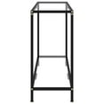thumbnail image 2 of vidaXL Console Table Transparent 100x35x75 cm Tempered Glass, 2 of 4