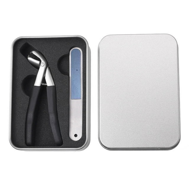 Fiudx Hanging Rubber Handle Large Opening Singles Nail Clipper Set