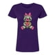 thumbnail image 3 of Playera Blusa De Osita Con Dolares Ropa De Mujer Juvenil Oso Dinero Color Morado Talla Mediana Marca Emil SaEs, 3 of 4