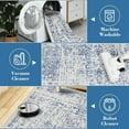 thumbnail image 6 of FairOnly 2'x6' Vintage Runner Rug Hallway Area Rugs for Kitchen Washable Non-Slip Blue Soft Rug for Bedroom, 6 of 7