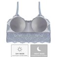 thumbnail image 4 of 7 Color Lace Sexy Crop Top Women Padded Camisole Bra Breathable Wire Free Bralette Hollow Out Beauty Back Tank Female Underwear, 4 of 5
