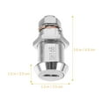 thumbnail image 2 of MOKKHNB 1Set Home Cabinet Lock Keyed Lock for Drawers and Doors Durable Metal Assorted Color, 2 of 5