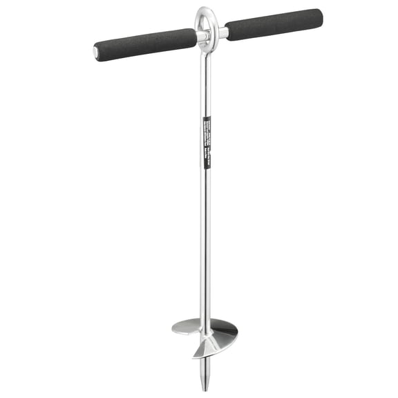 VEVOR Sand Anchor, 18 in Stainless Steel Beach Anchor, Screw in Sand Boat Anchors with Spiral Blade, Shallow Water Boat Auger Anchors, for Securing Je
