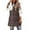 Coffee, variant on Winter Jackets for Women Longline Quilted Vest With Drawstring Waist Hooded Sleeveless Jacket For Winter Warmth And Style Winter Coats for Women