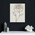 thumbnail image 4 of Nawypu  Black White Botanical Flower Canvas Wall Art,  Modern Floral Sketch Drawing Poster, Minimal Line Plant Pictures Painting Wall Decor for Living Room Bedroom, 4 of 4