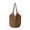 Khaki, variant on Summer Crochet Beach Tote Bag for Women Large Capacity Mesh Handbag Soft Foldable Shoulder Bag