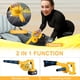 thumbnail image 3 of Soplador de Hojas Inalámbrico de 21V, Mini Soplador de Aire Eléctrico Ligero con Dos Baterías de 2.0Ah, Soplador de Hojas y Aspiradora de Mano 2 en 1 para Limpieza Del Hogar, Jardín y Auto, 3 of 9
