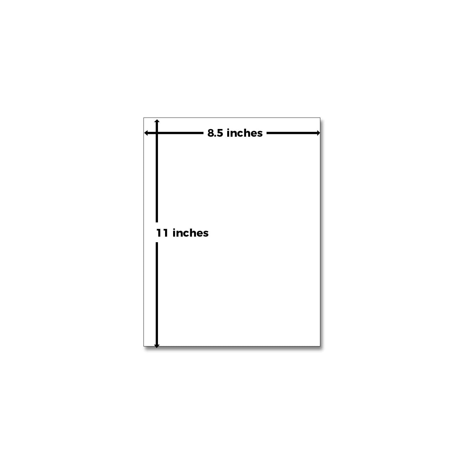 Red Cardstock Paper - 8 1/2 x 11" Medium weight 65 LB (175 gsm) Cover Card Stock - for Cards, Invitations, Brochure, Award, and Stationery Printing - 100 Sheets Per Pack