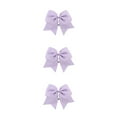 thumbnail image 4 of Baohd Grand Bandeau Nœud Extensible Ornements Sans Accroc Porte-Queue de Cheval Chouchous pour Femmes Accessoires Multicolore Violet 3ensemble, 4 of 6