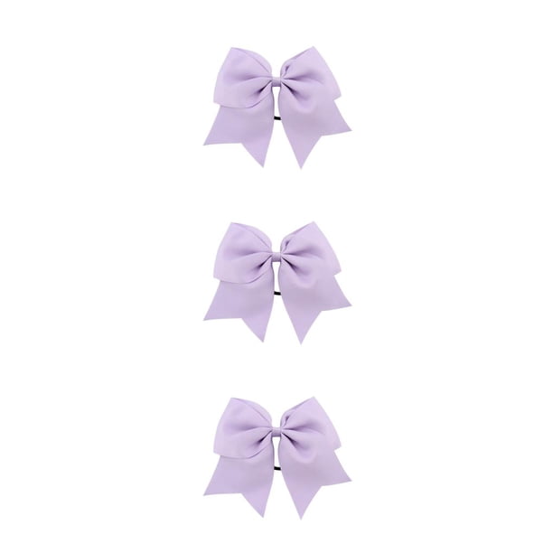 Banda para el cabello grande Qarigey Adornos elásticos Coleta decorativa Multicolor Violeta