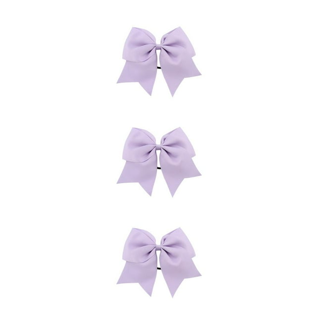 Banda para el cabello grande Qarigey Adornos elásticos Coleta decorativa Multicolor Violeta
