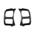 thumbnail image 2 of Fyuu 3Pcs For 15-24 Lexus Is Rc Nx Real Carbon Fiber Steering Wheel Add-On Trim Cover, 2 of 5