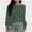 Deep green, variant on Long Sleeve Tops for Women Fashion T Shirts for Women Crewneck Casual Loose Shirts Basic Tee