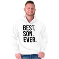 thumbnail image 3 of Best Son Ever Relatives Family Hoodie Hooded Sweatshirt Men Brisco Brands S, 3 of 6