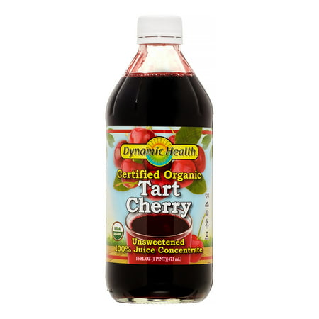 Dynamic Health Organic Certified Tart Cherry Juice Concentrate, 16.0 FL (Best Brand Of Tart Cherry Juice)