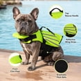 thumbnail image 6 of Dog Life Jackets, Dog Life Vests for Swimming, Beach Boating with High Buoyancy, Puppy Life Vests for Swimming for Small Medium Dogs, M, 6 of 10