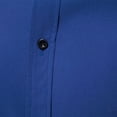 thumbnail image 6 of Njoeus Men's Casual Long Sleeve Dress Shirt Solid Classic Fitted Button Up Work Shirts, 6 of 8
