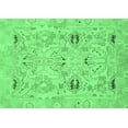 thumbnail image 1 of Ahgly Company Indoor Rectangle Oriental Emerald Green Traditional Area Rugs, 4' x 6', 1 of 4