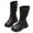 Z4 Black, variant on Girls Boots - Fashionable Flat Comfortable Soft Sole Leather Princess Boots Casual Ankle Support Wear Durable Footwear - Toddler Boots,Color:White,Size:6-7 Years