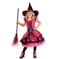thumbnail image 4 of Girls Pink Light Up Witch, 4 of 9